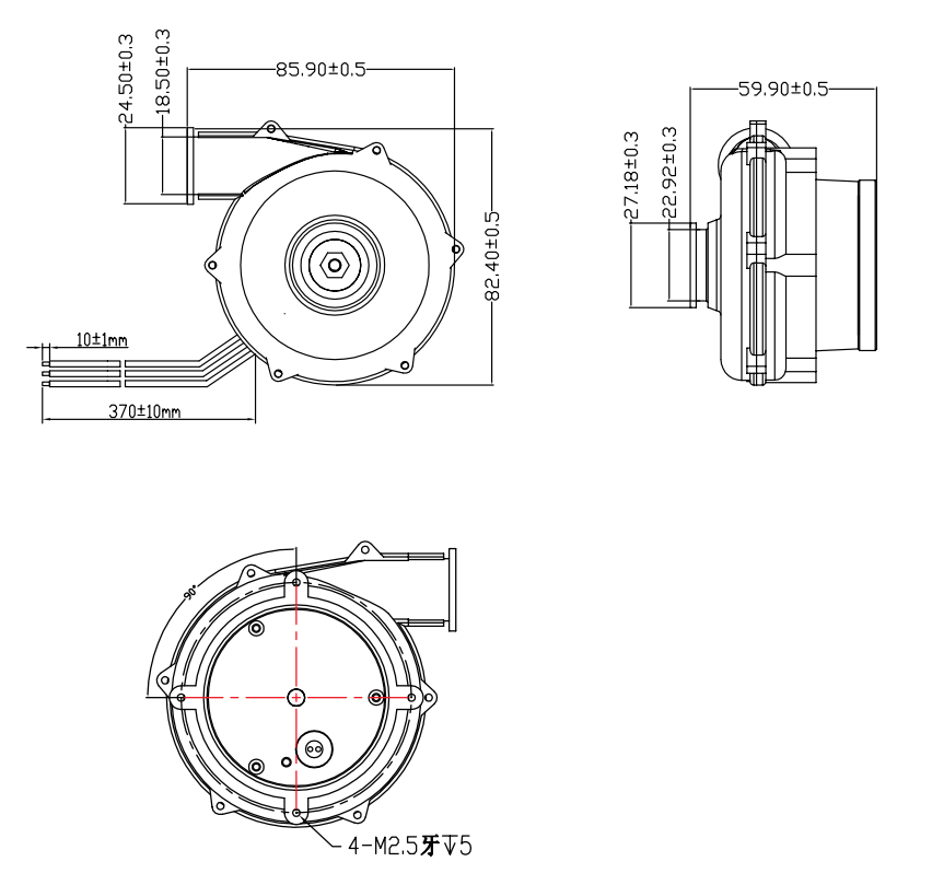 High pressure blower BA8060H24B-E-25KPA-Unintegrated Mechanical Structure Diagram.png